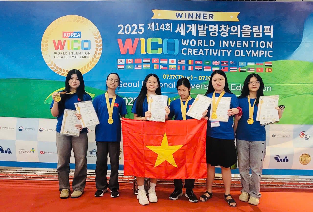 🎉 VINH DANH HỌC SINH ĐẠT THÀNH TÍCH XUẤT SẮC TRONG KỲ THI QUỐC TẾ